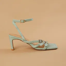 Ginger by Lifestyle Women Open Toe Wedge Sandals with Buckle image 3