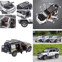 zuuluzrs 1/24 Scale Range Rover Defender Car Diecast Metal Alloy Zinc Model image 3