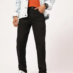 Kook N Keech Men Monochromatic Straight Fit Jeans-picture-44