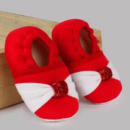 Daizy Girls Bow Design Booties-image-92