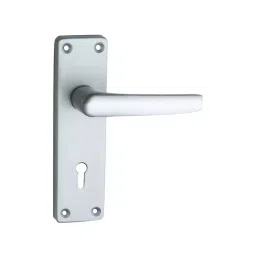 Screw Tight Anodized Manila Aluminum Satin Finish Lever Latch Handle A110102SAA-image-99