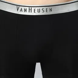 van heusen innerwear Van Heusen Cotton Mid-Rise Trunks IHQTR1BKS30041-Black image 5
