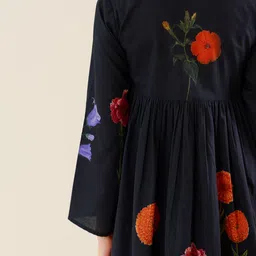 Rustorange At The Florist's Printed V Neck Tunic With Trouser Co-Ords image 2