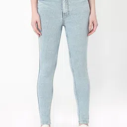 Kraus Jeans Women Skinny Fit High-Rise Light Fade Jeans-picture-25