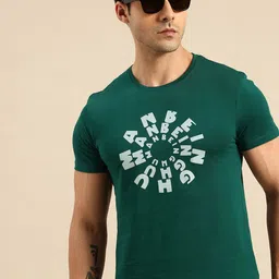 Being Human Brand Logo Printed Pure Cotton T-shirt-picture-13