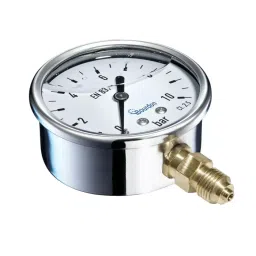 Bourdon G 1/4 Analogue Pressure Gauge 400 Bar Bottom Entry 68 mm Outside Diameter, MIT3-D22.B38-picture-20