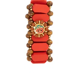 PANASH Rudraksha Om Shaped Thread Rakhi With Ceramic Mug & Roli Chawal image 4