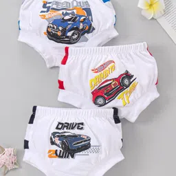 Red Rose Briefs Hotwheels Print Pack Of 3 - (Color May Vary)-picture-14