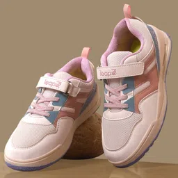 LIBERTY Colour Blocked Velcro Closure Shoes - Peach-picture-29