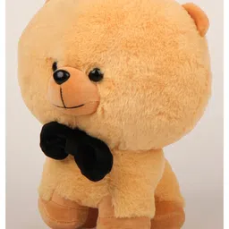 Dukiekooky Super Cute & Adorable Brown Teddy Bear with Bow Tie Plush Toy, Soft Stuffed Animal Height - Height 27 cm image 2