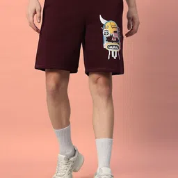 WEARDUDS Men Graphic Printed Regular Fit Shorts-picture-24
