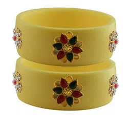 Vidhya Kangan Women Beige Bangle-picture-15