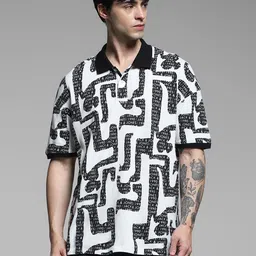 Jack & Jones Men Printed Polo Collar Pockets T-shirt-picture-48
