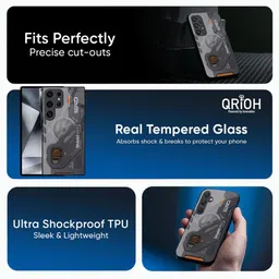 QRIOH Typography Printed Samsung Galaxy S25 Ultra Back Case Mobile Accessories image 3