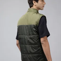 ColorPlus Mock Collar Reversible Padded Jacket image 5