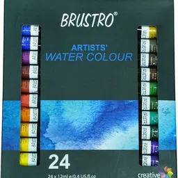 brustro Artists’ Watercolour Set of 24 Colours X 12ML Tubes-picture-10