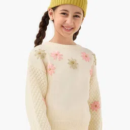 Juniors by Babyshop Girls Floral Pullover-image-23
