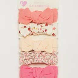 Biglilpeople Infant Girls Pack Of 5 Chill Wrap Headband-picture-10