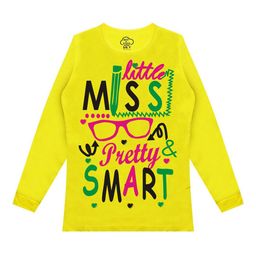 MIST N FOGG Girls Typography Printed Round Neck Long Sleeves Slim Fit T-shirt-picture-32