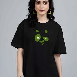 KAIDO Graphic Printed Round Neck Drop-Shoulder Sleeves Oversized Pure Cotton T-Shirt-picture-1