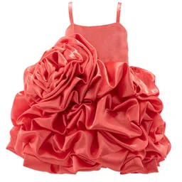 Pink Wings Satin Balloon Dress-picture-26