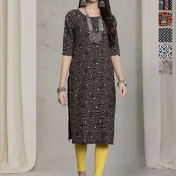 7Threads Women Pack Of 6 Ethnic Motifs Printed Kurta-picture-29