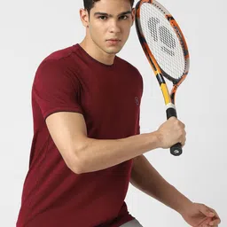 Van Heusen Flex Round Neck Slim Fit T-shirt-image-99