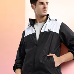 HRX by Hrithik Roshan Hooded Colourblocked Tailored Jacket-picture-13