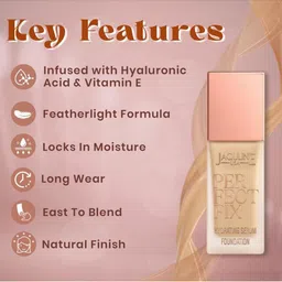 Jaquline USA Perfect Hydrating Serum Hydration With Vitamin E - 30 ml - Warm Sand 02 image 5