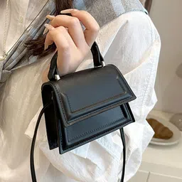 LULU & SKY Women Solid Structured Satchel Bag image 2