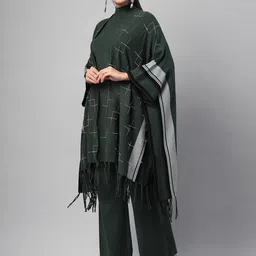 Mafadeny Printed Top With Trousers & Shrug Co-Ords image 5