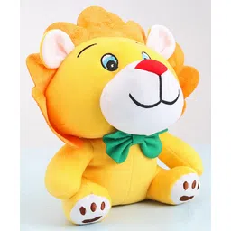 Babyhug Baby Lion Soft Toy Yellow - Height 25 cm image 2