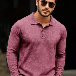 Force Men Slim Fit Polo Collar T-shirt-image-8