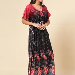 CHUI MUI Women Printed Maxi Kaftan nightdress image 3