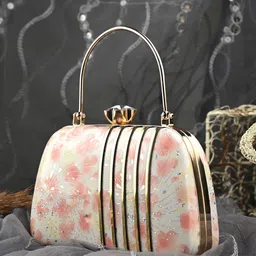 Toobacraft Embellished Printed Piping Small Boat Box Clutch-picture-18