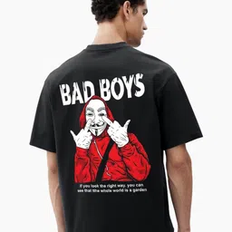 MaverIQ Graphic Printed Oversized Pure Cotton T-shirt-picture-41