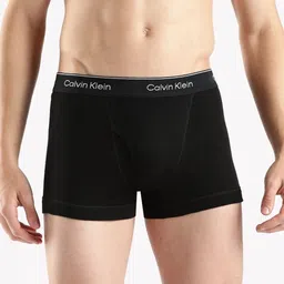 Calvin Klein Underwear Pack Of 3 Solid Low Rise Pure Cotton Trunks-image-19