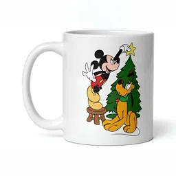 Mr UVD White & Yellow Graphic Printed Ceramic Matte Mug 350 ml-picture-23