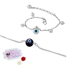 JFL - JEWELLERY FOR LESS Unisex Silver-Plated Brass Bracelet image 2
