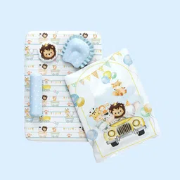 Fancy Fluff Boys 6 Pieces Printed Baby Bed Set-image-9