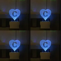 1ST TIME Red & White Printed Acrylic Abstract Shaped Shaped Wall Lamp-picture-22