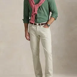 Polo Ralph Lauren Men Solid Button-Down Collar Cotton Casual Shirt-picture-36