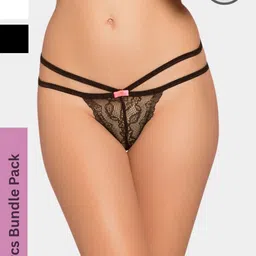 ZERJAMA Women Pink Briefs-image-3