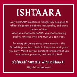 ISHTAARA Women Alloy Cubic Zirconia Gold-Plated Necklace image 3