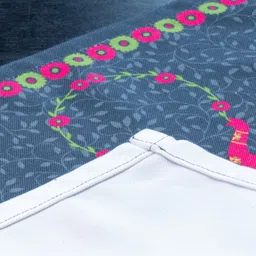 Indisca Designs Grey & Pink Printed Table Runner image 4