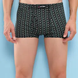 T.T. Pack Of 2 Printed Cotton Snug Fit Mini Trunks - DES_PRNT_MINI_IE_PO2_GRN-NVY_80 image 5