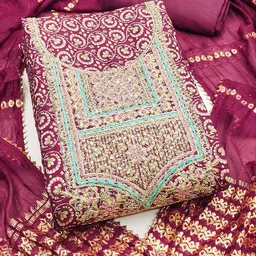 Peachmode Printed Unstitched Dress Material-picture-21