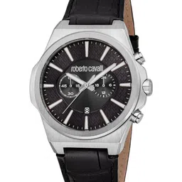 Roberto Cavalli Dominio Men Leather Straps Analogue Watch RC5G150L0025-image-39