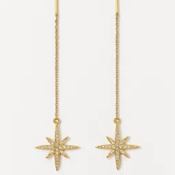 ishtaara Gold Plated Stainless Steel Korean Earrings For Women And Girls image 4