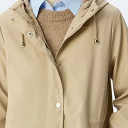 Koton Women Striped Longline Tailored Jacket image 2